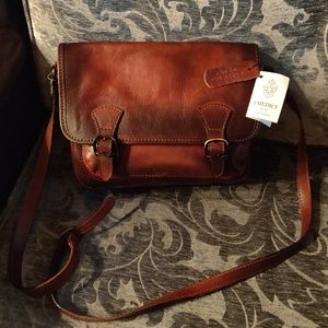 Beautiful brown leather bag